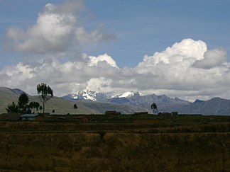 Cordillera Huallanca von Osten