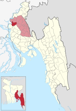 Location of Daudkandi