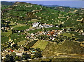 Ville de Davayé vue du ciel