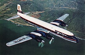 Douglas DC-7B компании Delta Air Lines, аналогичный разбившемуся