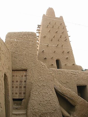 Cour de la mosquée de Djingareiber, Tombouctou