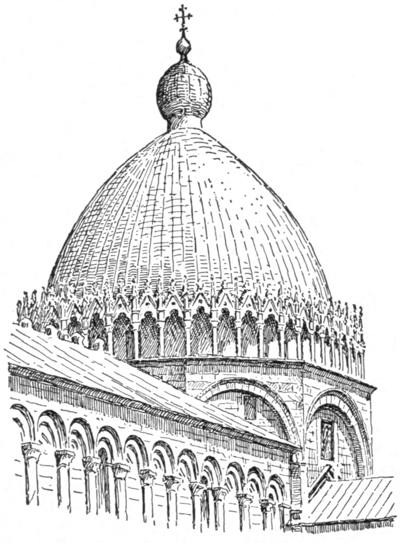 Dome of Pisa Cathedral, figure 3 from "Character of Renaissance Architecture"