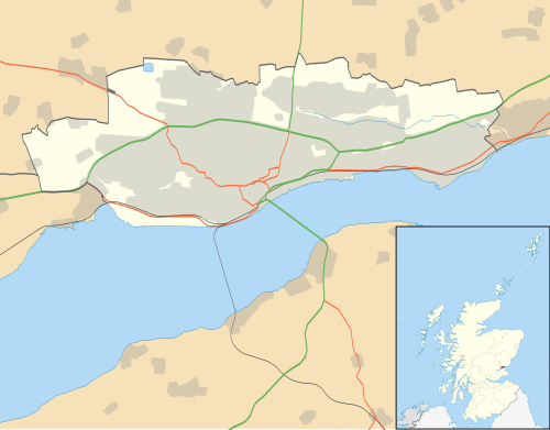 2022–23 Midlands Football League is located in Dundee City council area