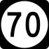 Kentucky Route 70 marker