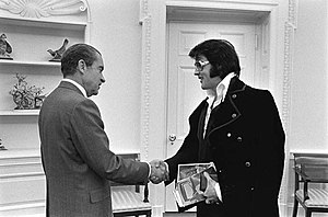 Elvis Presley et Richard Nixon