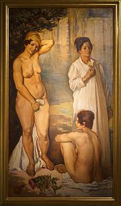 Femmes fellahs au bain, musée des Beaux-Arts de Reims.