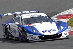 EPSON NAKAJIMA RACINGのHSV-010 GT （2011年のSUPER GT）