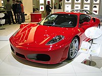 Ferrari F430 op het Brusselse autosalon van 2006