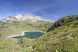 Formarinsee - v pozadí Rote Wand