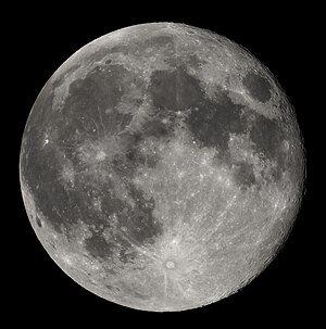 Full Moon view from earth In Belgium (Hamois)....
