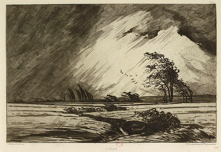 L'Orage (eau-forte, 1875)