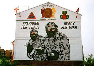 English: mural lojalist belfast