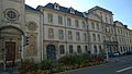 Hôtel de la Mission Royale église, galerie, escalier, vestibule, cheminée, salon, élévation, pavement, rampe d'appui, décor intérieur