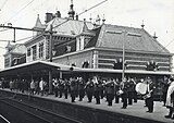Opening spoorbrug m.m.v. Politiemuziekvereniging Excelsior (1965)