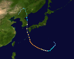 超强台风海神的路径图