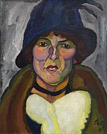 帽子を被った女性 (1912/1913)