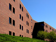 Recessed windows of the monolithic Hereford College Hereford College broadview.jpg