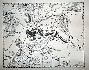 Uun Atlas Coelestis faan Johannes Hevelius 1690