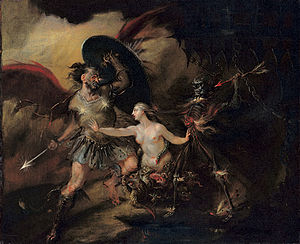 English painter from the 1700s depicts Satan a...