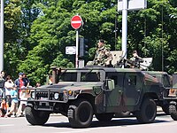 HMMWV M1114 армии Люксембурга на военном параде (23 июня 2008)