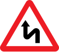 Double curve, first to left