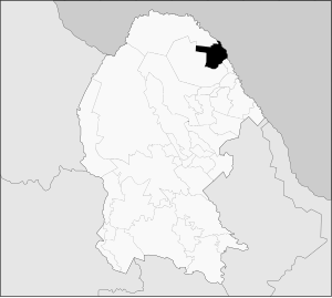 Municipality o Jiménez in Coahuila