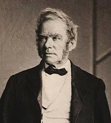 Josiah Warren, a follower of Owenism that established some of the first experiments in mutualism Josiah Warren portrait.jpg