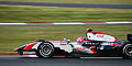 Kamui Kobayashi na corrida de Silverstone, em 2008.