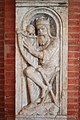 Romanisches Wandfries König David mit der Harfe aus der Kirche Notre-Dame de la Daurade