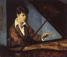 Leo Ornstein przy fortepianie, 1818, Art Institute of Chicago