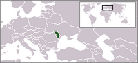 Locatie van Republica Moldova