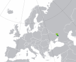 Location of Luhansk in Ukraine