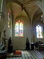 Chapelle latérale sud, vue vers le sud.