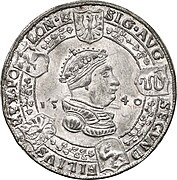 jednostronna odbitka talara 1533-1540 Zygmunta I Starego