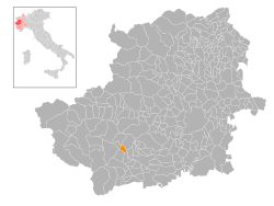Locatie van Inverso Pinasca in Turijn (TO)