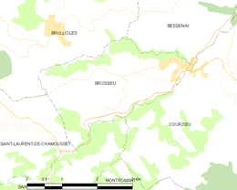Brussieu - Localizazion