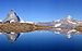 Matterhorn (ach was...) und Dent Blanche (fehlte in der Beschreibung).