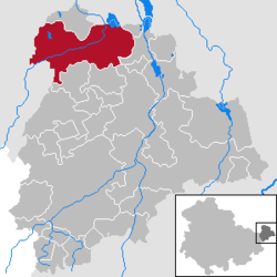 Meuselwitz – Mappa