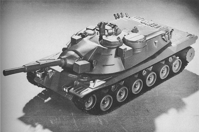 Završni dizajn američkog prototipa MBT-70