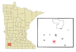 Location of Iona, Minnesota