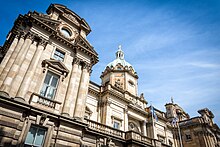 The Bank of Scotland is one of the oldest banks in the world Museum on the mound, Edinburgh (41404375864).jpg