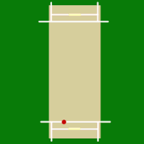 Animation of a typical off spin (finger spin) ...