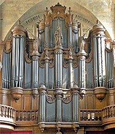 Detail of the organ case