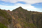 The tallest volcanic peak of Madeira, Pico Ruivo