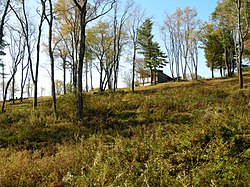 The ghost town of Pithole in Cornplanter Township