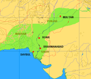 Qasim's expedition into northwestern India QASIM.PNG