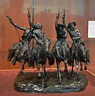 Frederic Sackrider Remington, Jadąc przez żyto, projekt z 1902, odlew z brązu nr 12, Roman Bronze Work, 1916