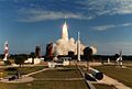 Delta launch as seen from rocket garden