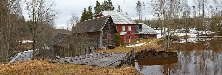 Водяная мельница в Пылвамаа (Эстония)