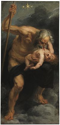 کرونوس در حال بلعیدن فرزندانش